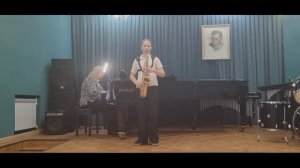 Исаак Нина саксофон Д.Д. Шостакович "Романс", И. Шильцева "Тарантелла" , 3 возрастная группа