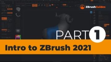 Знакомство с ZBrush 2021. Часть 1