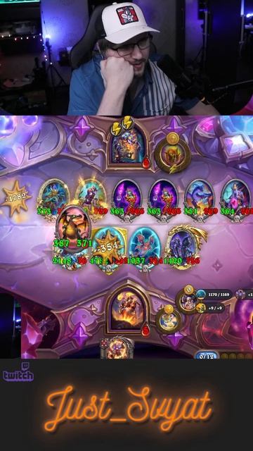 Шалость не удалась =) #hsbg   #just_svyat #heartstone #хартстоун #стрим