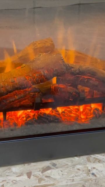 Имитация огня в камине #электрокамин #камины #flamekamin #электрическийкамин #очаг