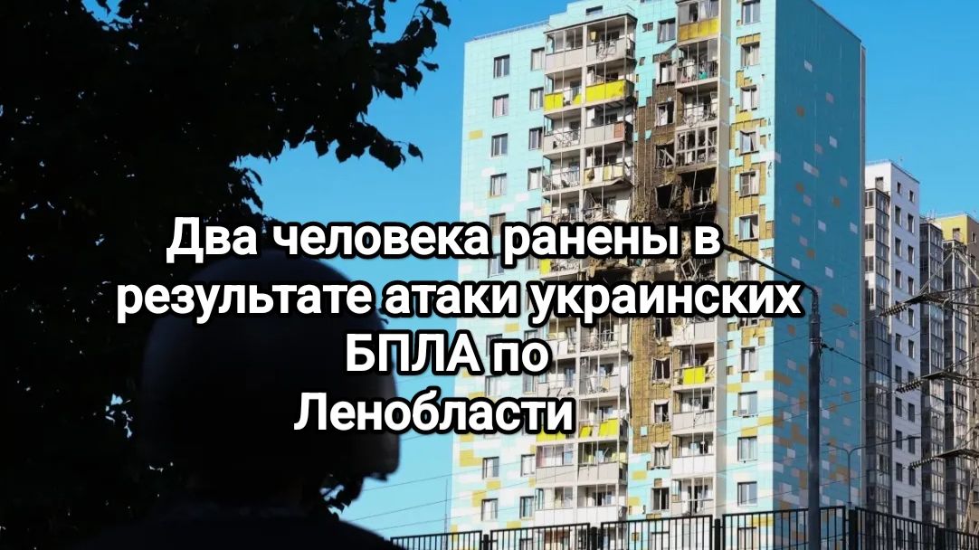 Два человека ранены в результате атаки украинских БПЛА по Ленобласти