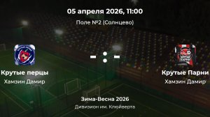 Дивизион им. Клюйверта. Крутые перцы - Крутые парни. Детская лига CityFootball