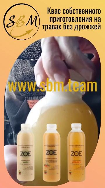 Польза симбиотического КВАСА с ZOE.