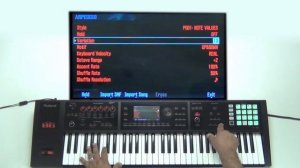 Roland FA-06⧸08 - How to create a song with Arpeggios