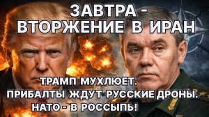 Завтра - вторжение в Иран. Трамп мухлюет. Прибалты ждут русские дроны. НАТО - в россыпь / #ЗАУГЛОМ