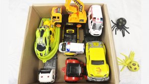 Мультики для детей и малышей. Машины катятся с горки - трассы с громкими сигналами. Мультики машинки