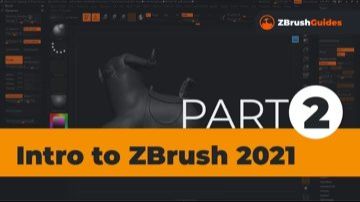 Знакомство с ZBrush 2021. Часть 2