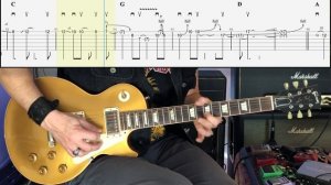 SWEET CHILD O' MINE Guns N’ Roses на Электрогитаре. Уроки Гитары. Ноты и табы Гитары Guillaume Vrac