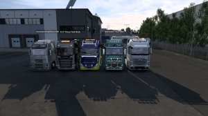 Euro Truck Simulator 2 Конвой со стримером на YouTube leonxzet.