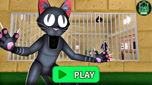 99 ночей в тюрьме Лесного кота! #Obby Игровой процесс #roblox