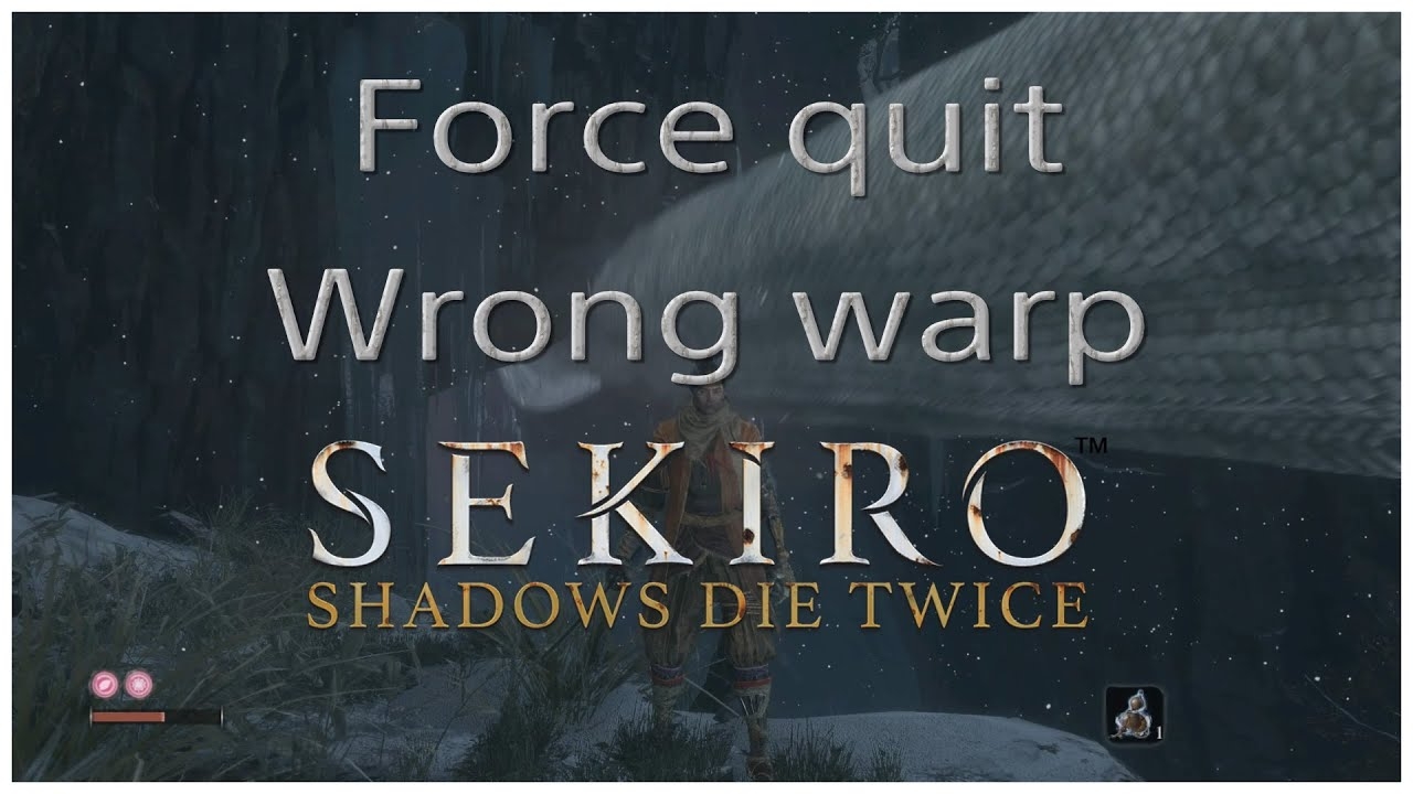 Неправильная деформация через закрытие игры в Sekiro