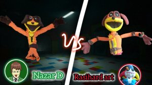 Батл фигурок. Лепка Дог Дейка из  Poppy play time.Коллаборация с Rasihard Art.