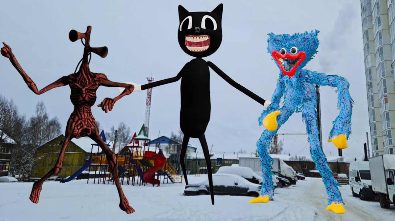 Сиреноголовый против Картун Кэт и Хагги Вагги