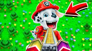 ЧТО Находится Внутри МАРШАЛА Щенячий Патруль В Майнкрафт Мультик