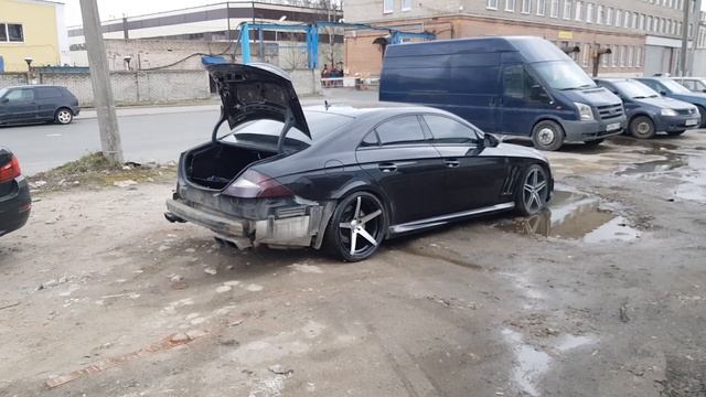 Первый выезд на дисках Vossen на банане (CLS C219)