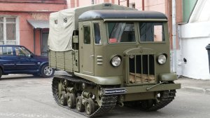Транспортный трактор СТЗ-5 на выставке «Моторы Войны», 26 апреля 2024