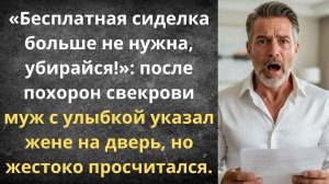 Муж велел убираться, но не знал правды | Истории из жизни