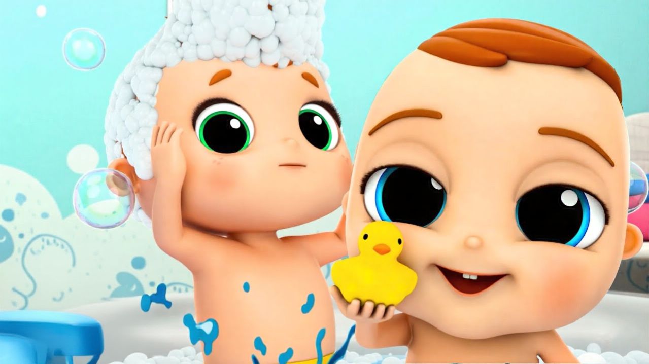 Купаемся В Ванной С Акуленком ｜ Развивающие Мультики Песенки для малышей