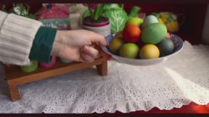 Underatinroof. 2025. шпинатный киш, пасхальное печенье и украшение яиц