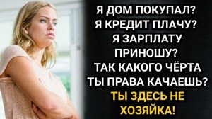 Ты здесь не хозяйка! Процедил муж сквозь зубы. Но лицо его вытянулось при виде чемодана.