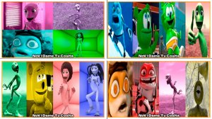 Зелёный Человек Танцует Dame Tu Cosita Music Video Megamix #89-92 в Tiles Hop - NoV