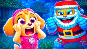 ГУГУ ГАГА НАПАЛ на СКАЙ в ЛЕСУ ЩЕНЯЧИЙ ПАТРУЛЬ в МАЙНКРАФТ