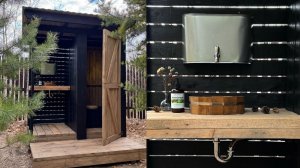 ПОСТРОИЛИ УЛИЧНЫЙ ТУАЛЕТ И УМЫВАЛЬНИК КАК ИЗ PINTEREST
