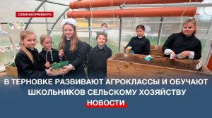 Как в Терновке развивают агроклассы и обучают школьников сельскому хозяйству