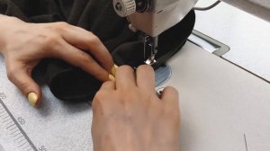 Обработка горловины киперной лентой