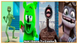 Зелёный Человек Танцует Dame Tu Cosita Music Video 2026 Гумибер и Сиреноголовый #115 в Tiles Hop