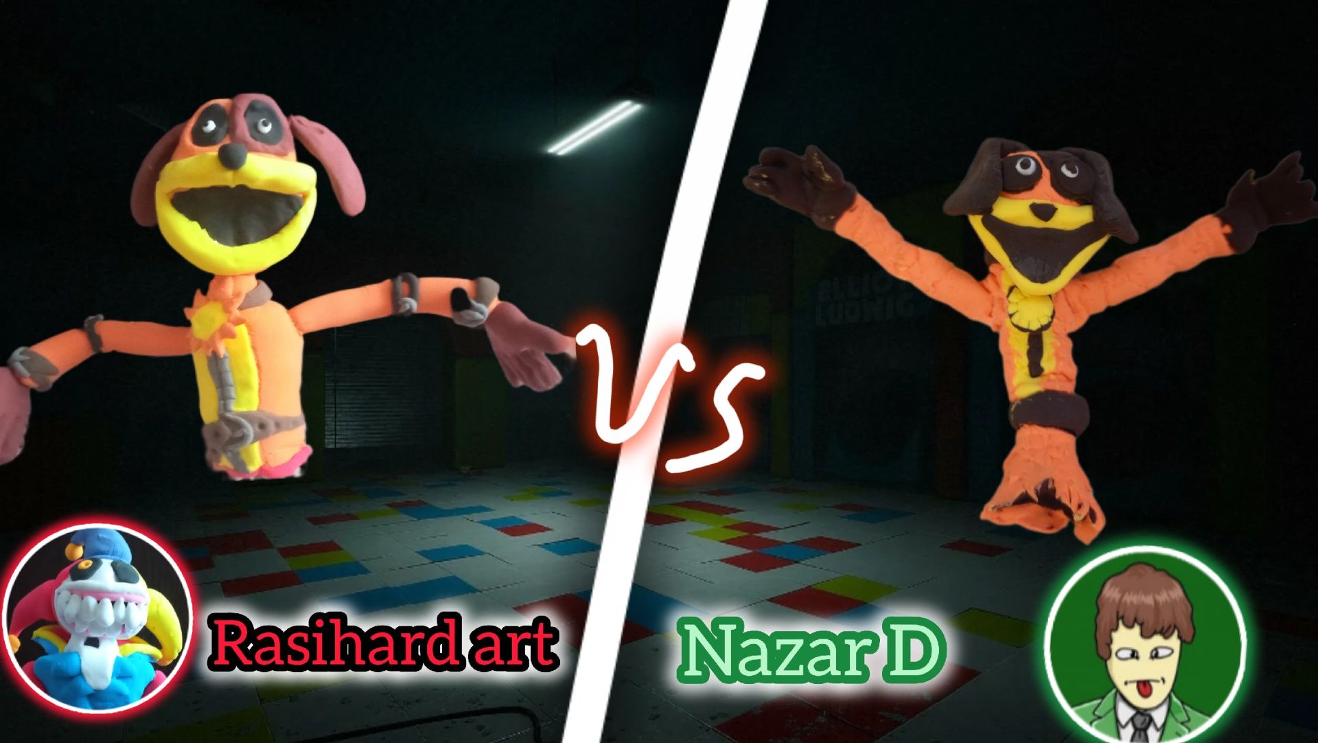 Лепим Дог Дея из воздушного пластилина ( коллаб с Nazar d)