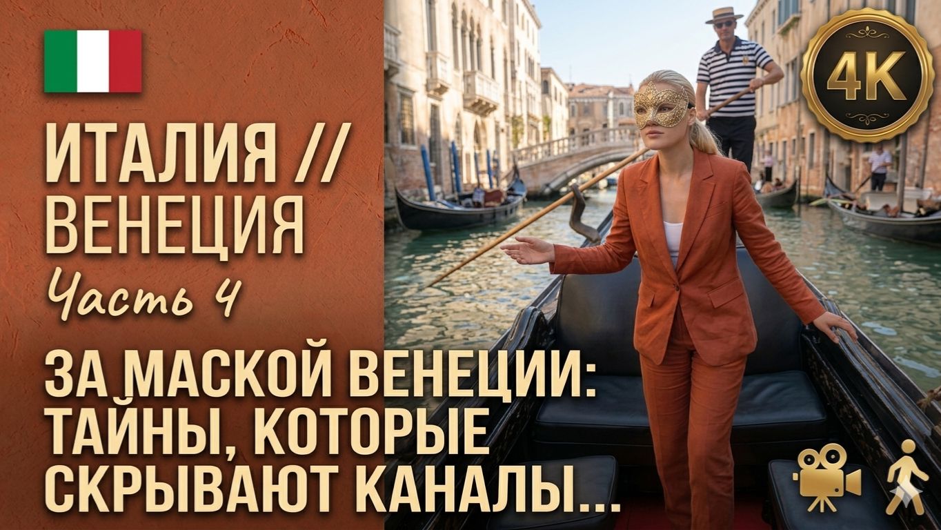 Италия // За маской Венеции // Тайны, которые скрывают каналы 4К // Часть 4