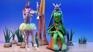 119 Диана Анкудинова (7 лет) и анимация - "Болотная принцесса" (композит AI)