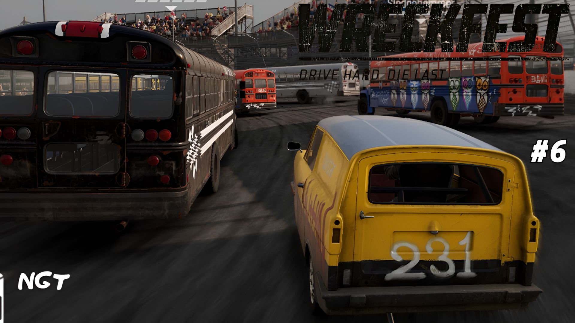 Wreckfest ► Прохождение ► Автобусное безумие!  #6