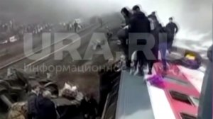 В Ульяновской области сошли с рельсов семь вагонов пассажирского поезда.