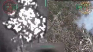 Новые кадры объективного контроля уничтожения колонны 425 ошп «Скала» ВСУ южнее Гришино…🔽