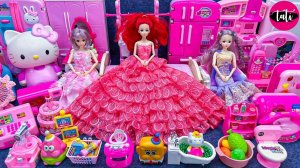 Играем в игрушки из мультика принцесса кукла Барби. Мультфильм для детей. ASMR АСМР