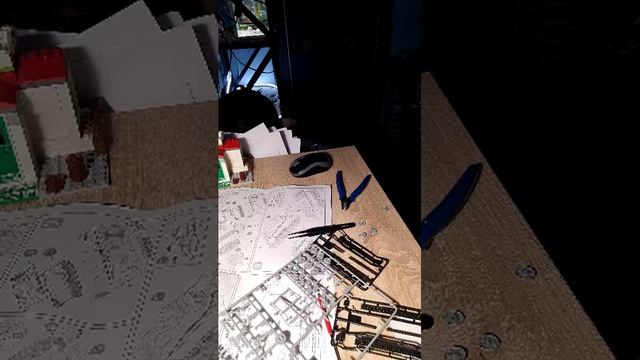 собираю свою первую модель танка.