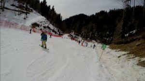 GOPR3722 трасса Явор, выкат к кафе Лес и подъемнику Эдельвейс