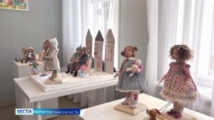 Выставка авторских кукол Ирины Королёвой открылась в вологодском Центре ремёсел