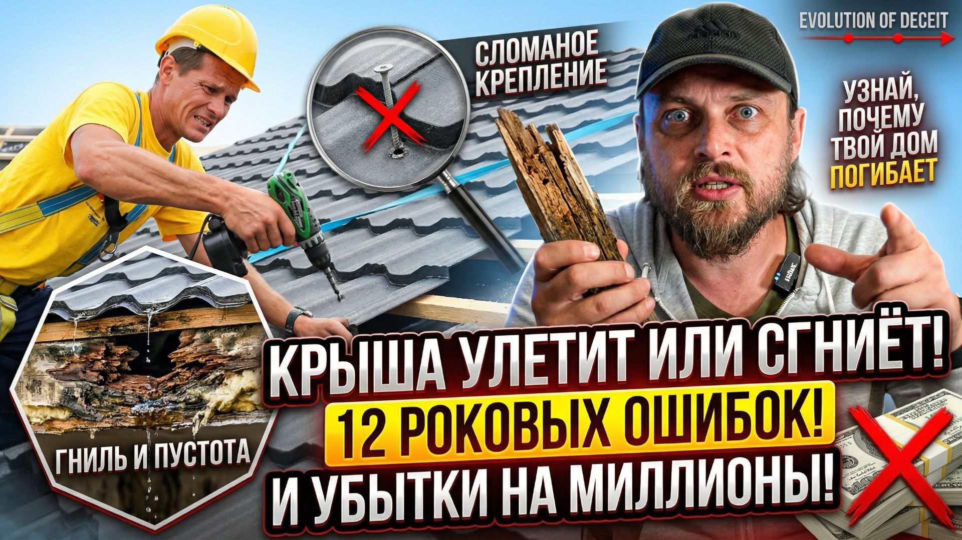Крыша улетит или сгниёт: 12 фатальных ошибок строителей и скрытые убытки на миллионы смотреть онлайн