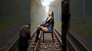 Dark & Daring – Nava Stuns in Mesh & Boots!