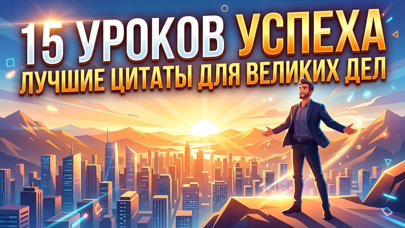 Уроки успеха: 15 лучших цитат, которые вдохновят на подвиги