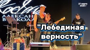 "Лебединая верность"(муз. Е.Мартынов, ст. А.Дементьев)- исп. Александр Волкодав, концерт 27/03/26
