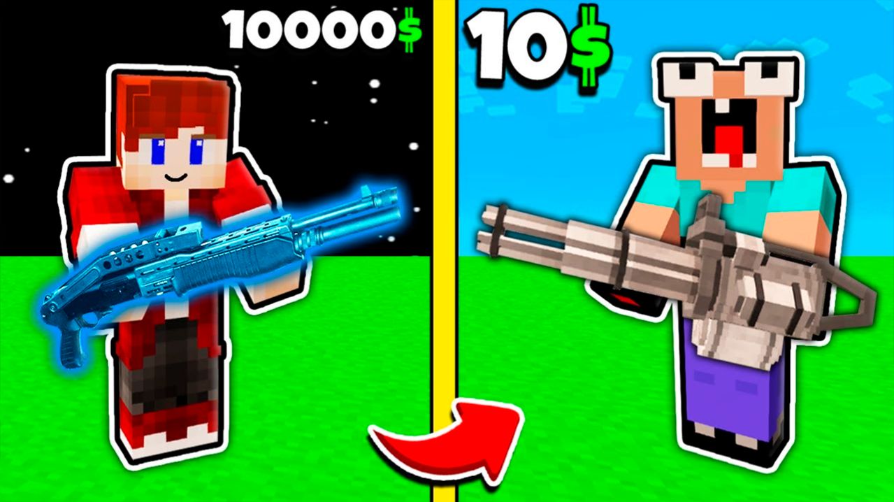 ДОРОГОЕ ИЛИ ДЕШЕВОЕ В МАЙНКРАФТ! ЧТО ВЫБЕРЕТ И КУПИТ НУБИК ГРИФЕР И ПЭНН!