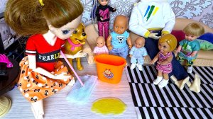 А КТО ЭТО СДЕЛАЛ?😮😁🐶 Катя и Макс веселая семейка! Куклы Барби мультик ДаринелкаТВ