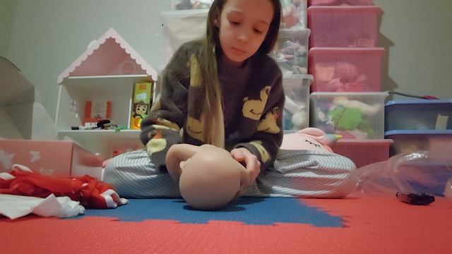 распаковка Реборна силиконового !