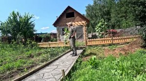 СОСЕДИ НЕ ВЕРЯТ СВОИМ ГЛАЗАМ,  УВИДЕВ  ДВОР ЭТОГО ПАРНЯ ОНИ ТОЖЕ ЗАХОТЕЛИ ТАКУЮ ДОРОЖКУ ИЗ БЕТОНА