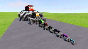 Большой и маленький автобус Молния Маккуин