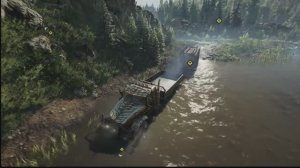 SnowRunner Сложный,Висконсин, режим,играю без модов. Руль. Logitech Driving Force GT